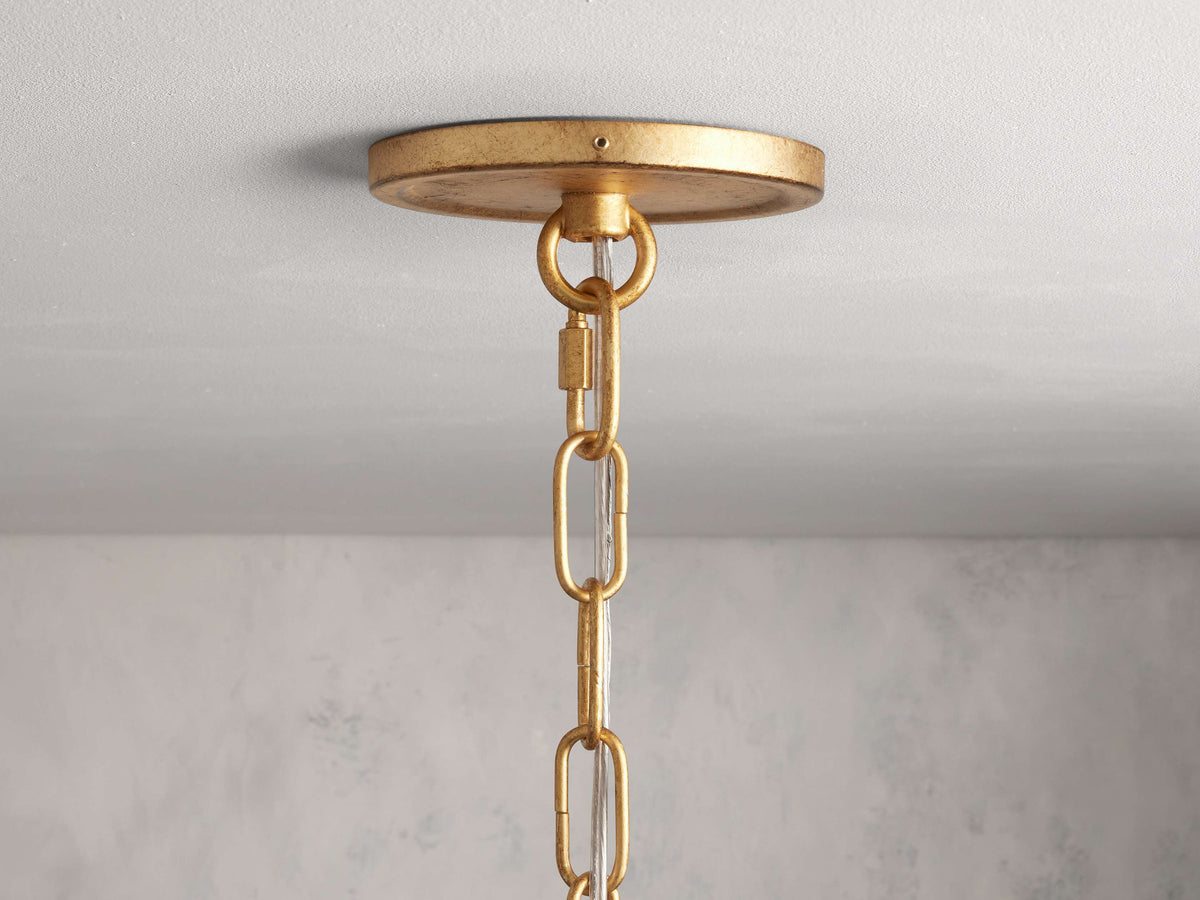 Arnett Bowed Profile Round Chandelier