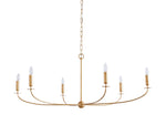 Arnett Bowed Profile Round Chandelier