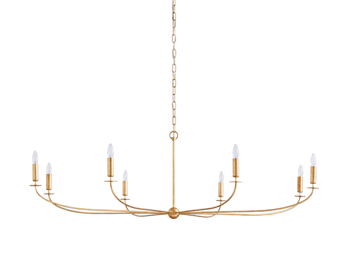 Arnett Bowed Profile Round Chandelier