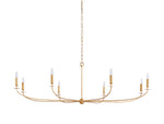 Arnett Bowed Profile Round Chandelier