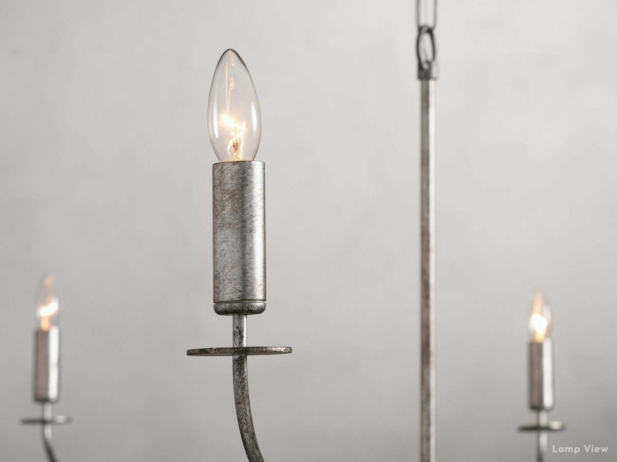 Arnett Bowed Profile Round Chandelier