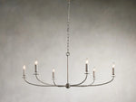 Arnett Bowed Profile Round Chandelier
