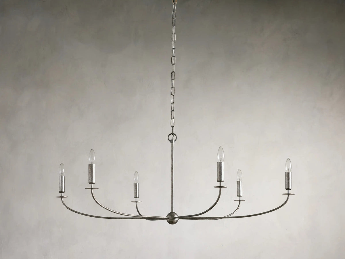 Arnett Bowed Profile Round Chandelier