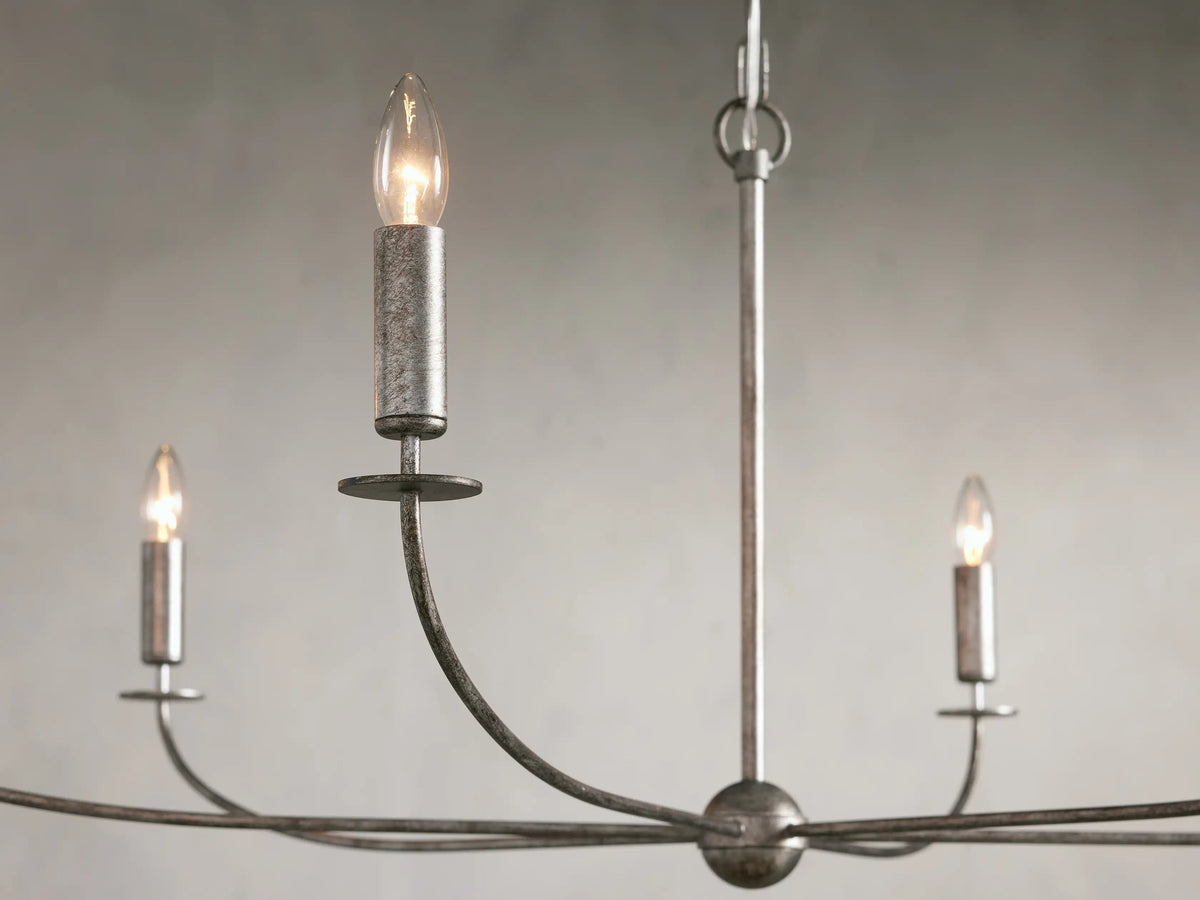 Arnett Bowed Profile Round Chandelier
