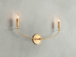 Arnett Bowed Profile Wall Sconce