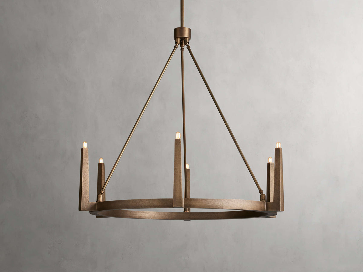 Emmet Heritage Crafted Round Chandelier