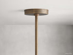 Emmet Antiqued Cross Round Chandelier