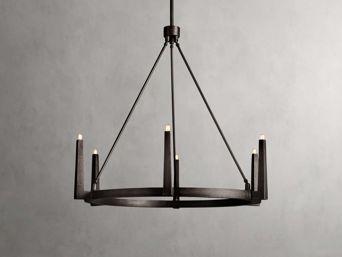 Emmet Heritage Crafted Round Chandelier