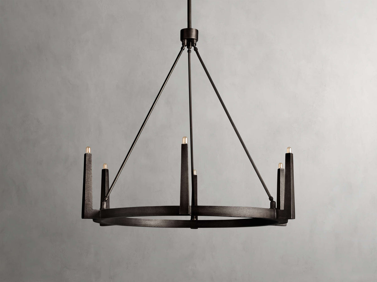 Emmet Heritage Crafted Round Chandelier
