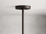 Emmet Antiqued Cross Round Chandelier