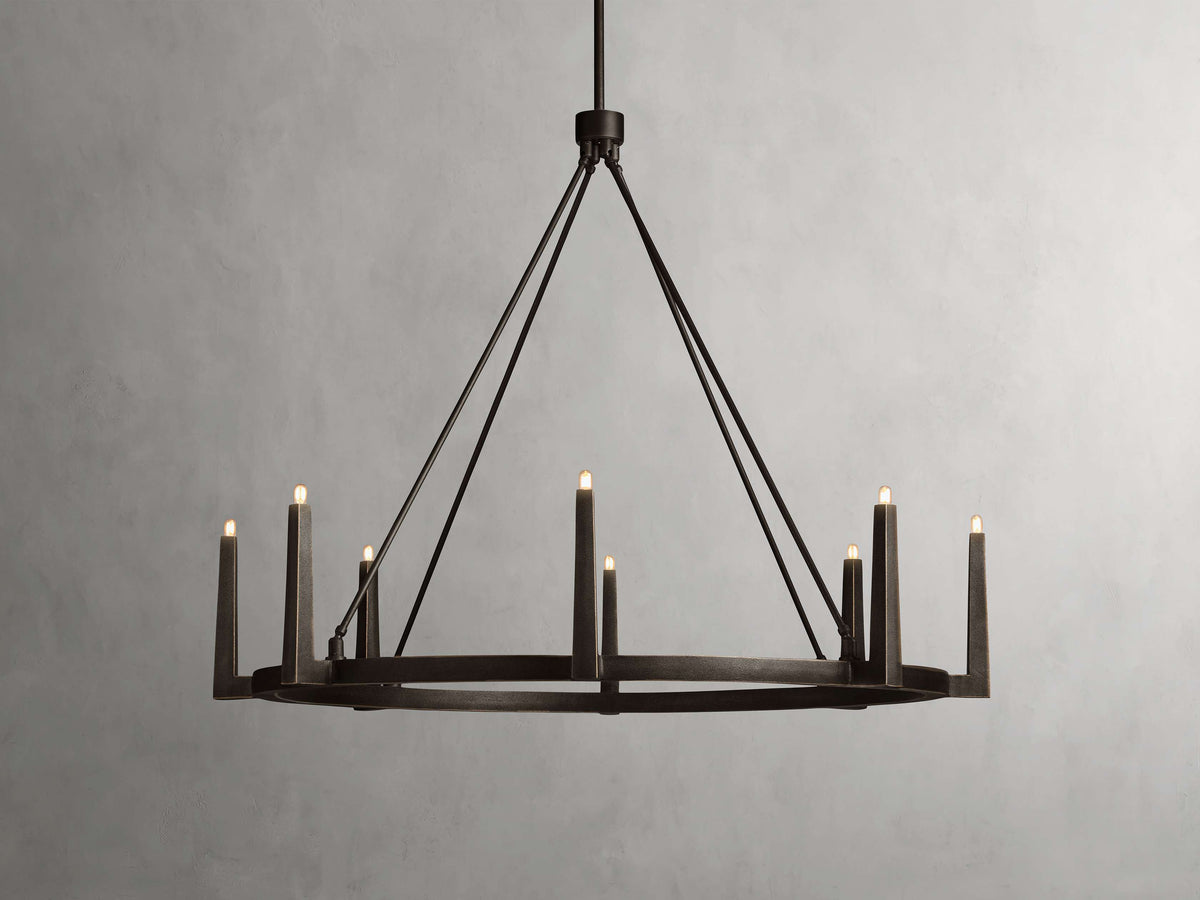 Emmet Heritage Crafted Round Chandelier