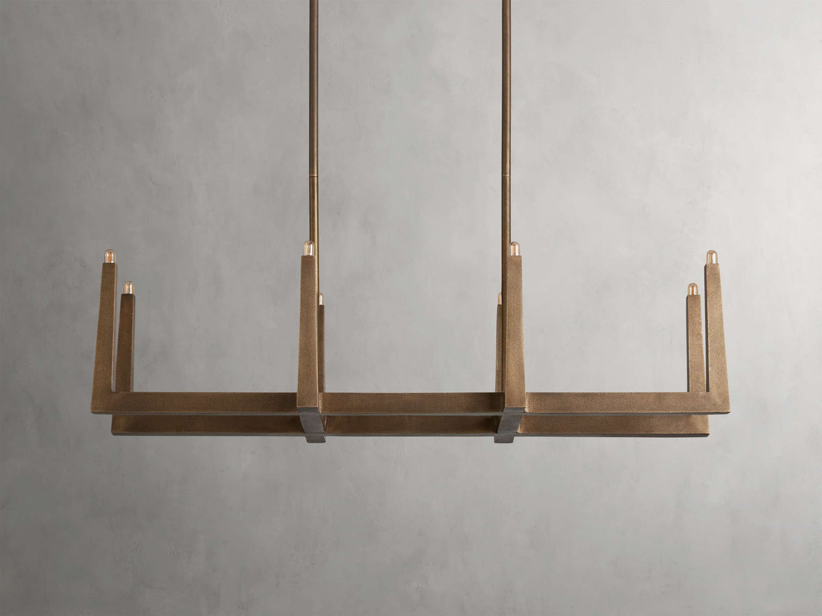 Emmet Heritage Crafted Linear Chandelier