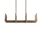 Emmet Antiqued Cross Linear Chandelier