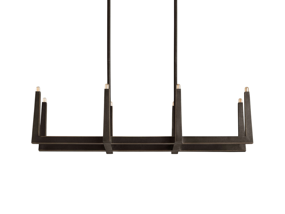 Emmet Antiqued Cross Linear Chandelier
