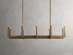 Emmet Antiqued Cross Linear Chandelier
