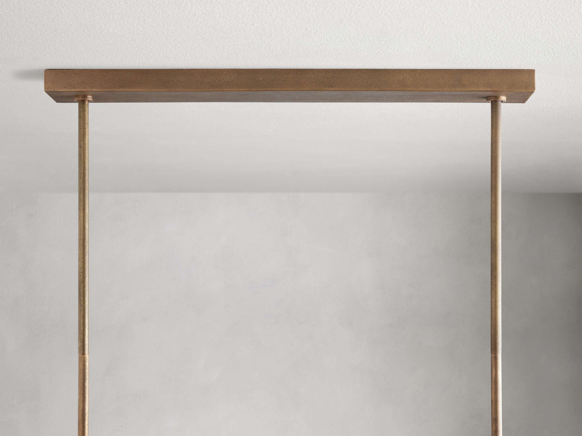 Emmet Heritage Crafted Linear Chandelier