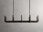 Emmet Antiqued Cross Linear Chandelier