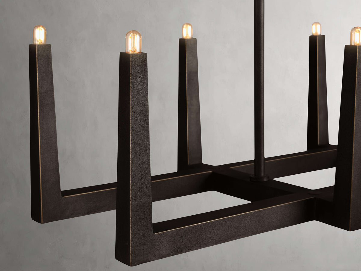 Emmet Heritage Crafted Linear Chandelier