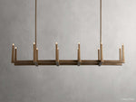 Emmet Antiqued Cross Linear Chandelier
