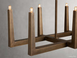 Emmet Antiqued Cross Linear Chandelier