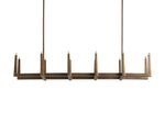 Emmet Antiqued Cross Linear Chandelier