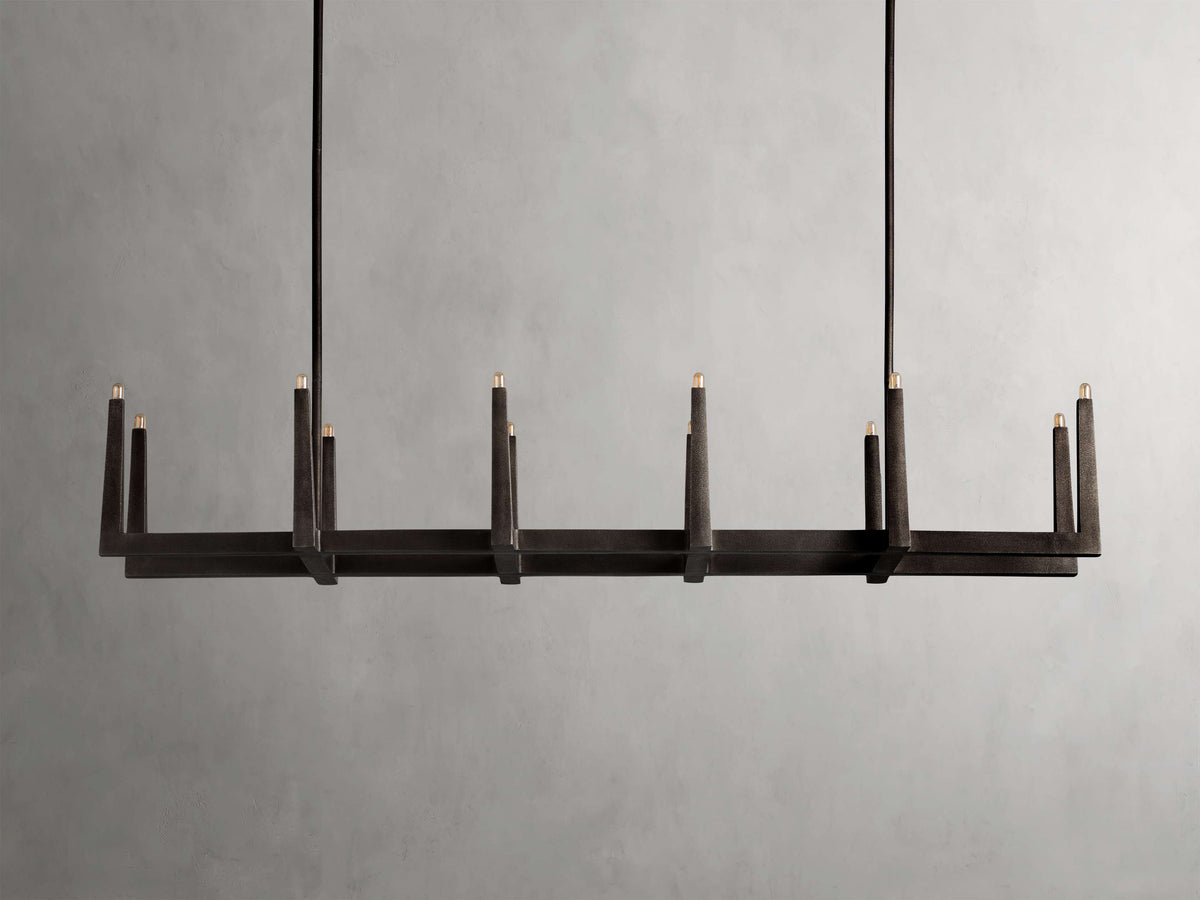 Emmet Heritage Crafted Linear Chandelier