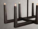 Emmet Antiqued Cross Linear Chandelier