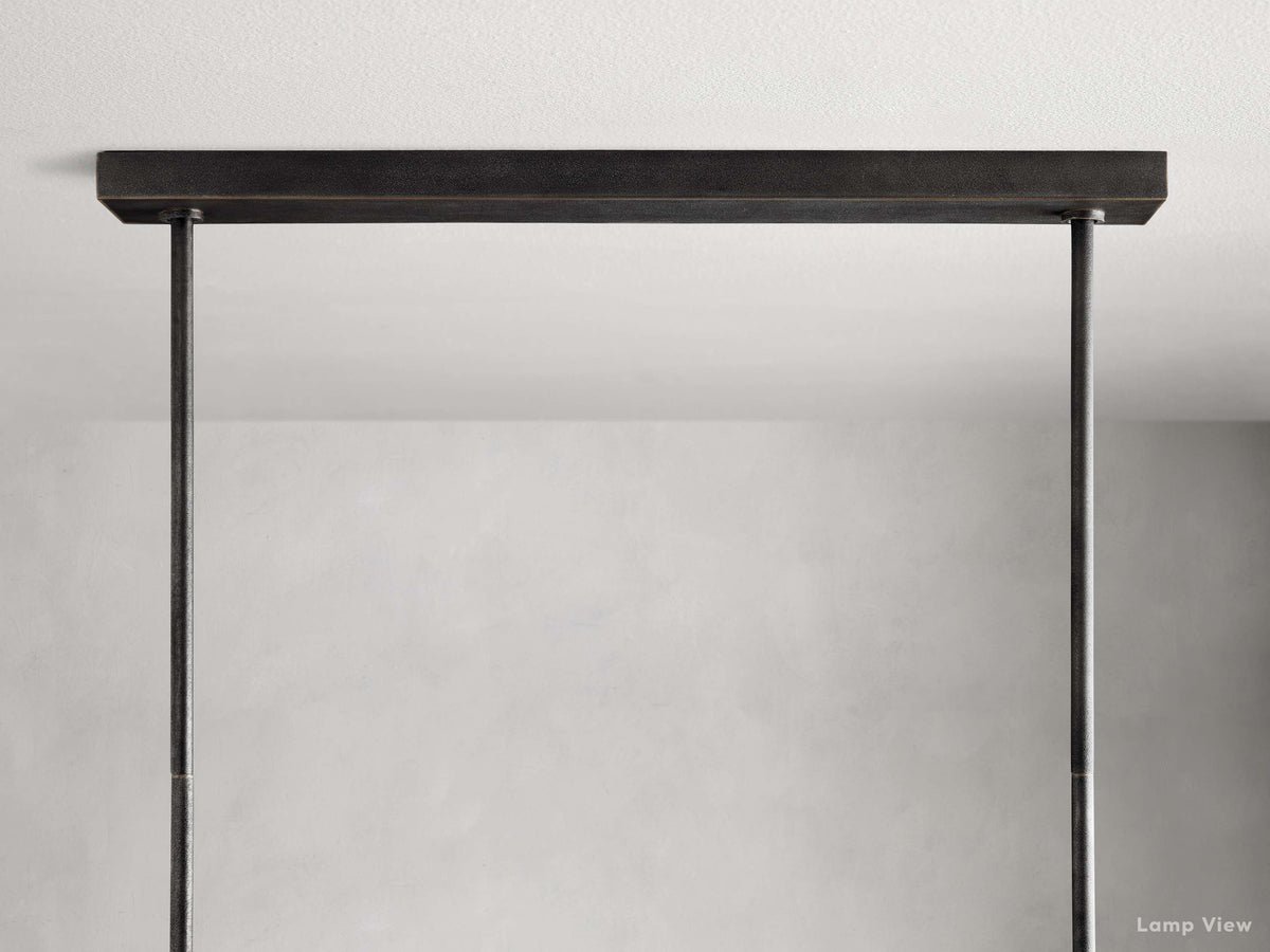 Emmet Antiqued Cross Linear Chandelier