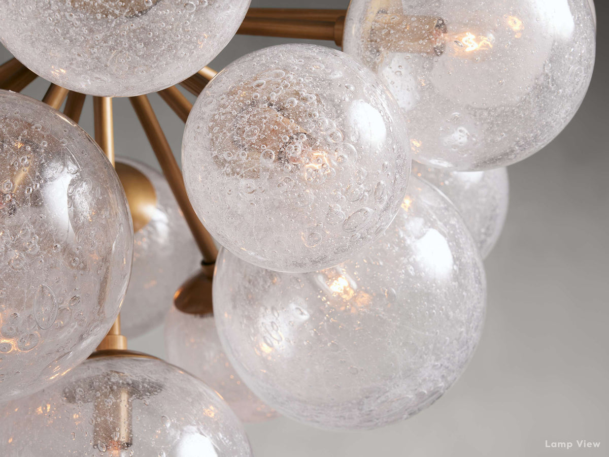 Mandoza Clustered Glass Round Chandelier
