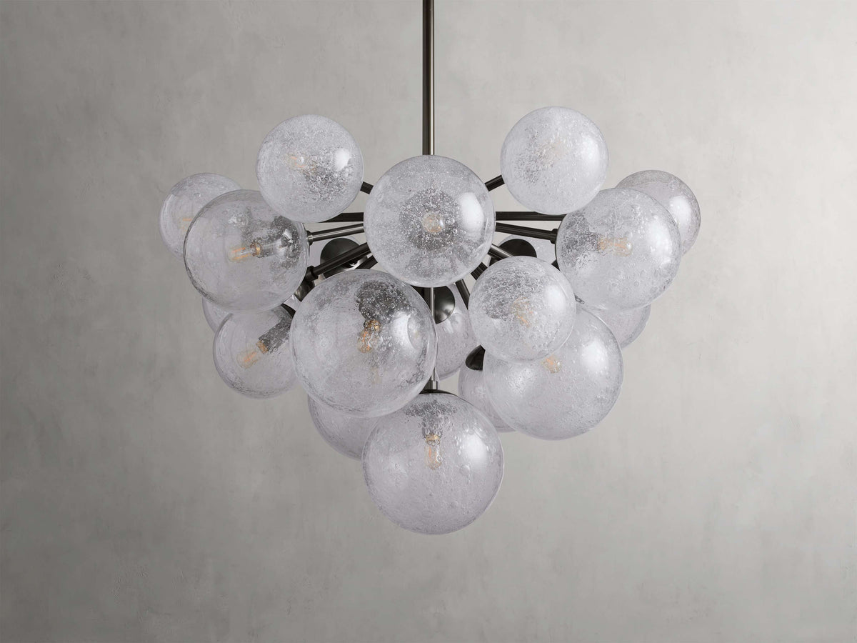 Mandoza Clustered Glass Round Chandelier