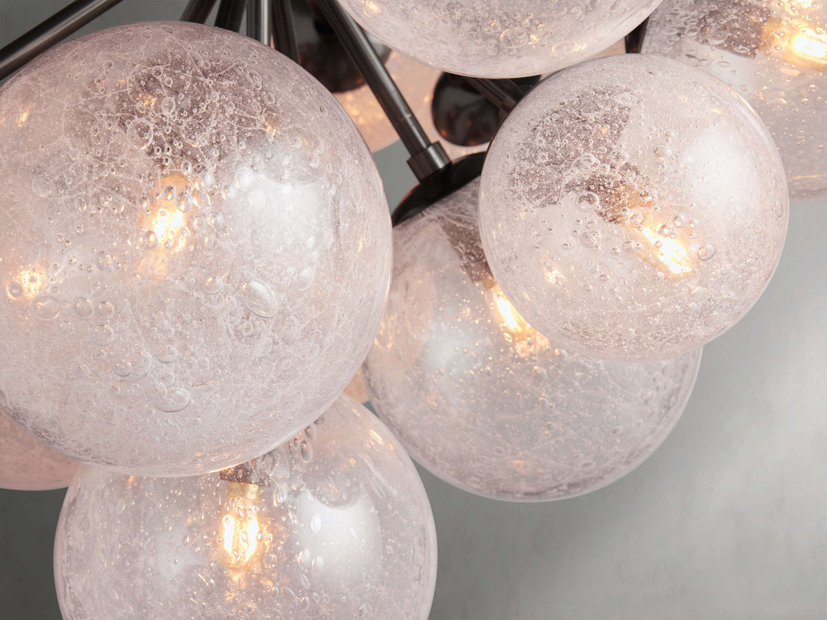 Mandoza Clustered Glass Round Chandelier