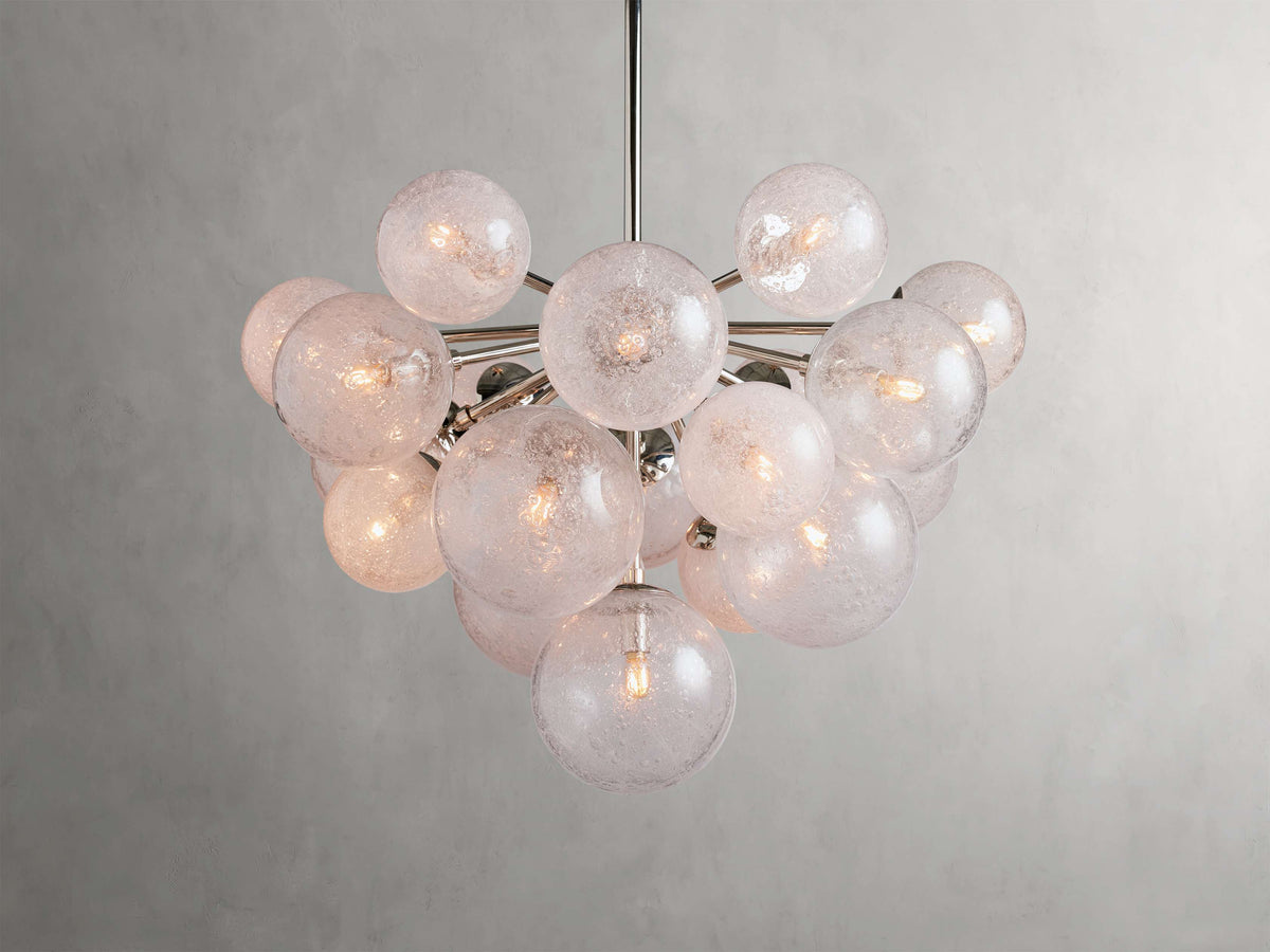 Mandoza Clustered Glass Round Chandelier
