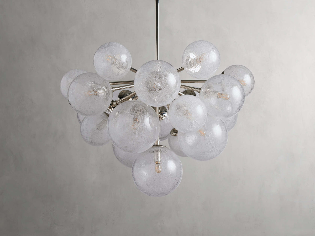 Mandoza Clustered Glass Round Chandelier