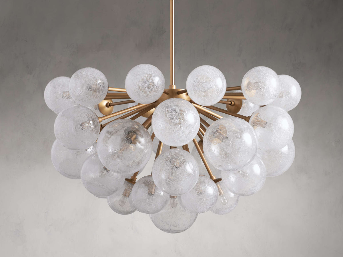 Mandoza Clustered Glass Round Chandelier