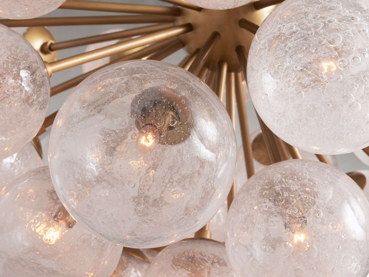 Mandoza Clustered Glass Round Chandelier