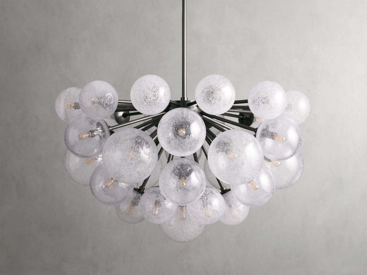Mandoza Clustered Glass Round Chandelier