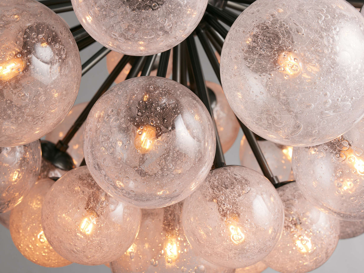 Mandoza Clustered Glass Round Chandelier