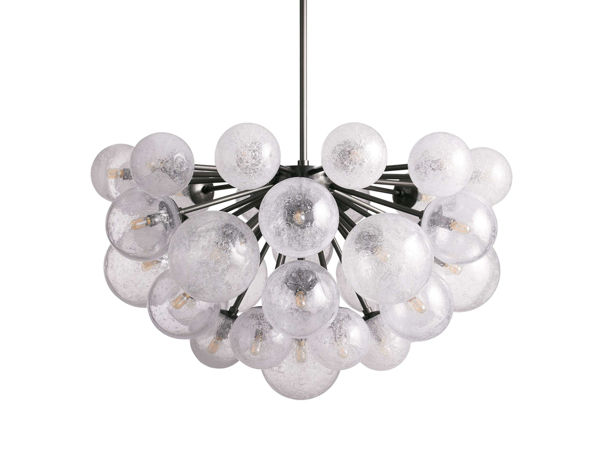Mandoza Clustered Glass Round Chandelier