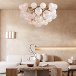 Mandoza Clustered Glass Round Chandelier