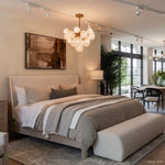 Mandoza Clustered Glass Round Chandelier