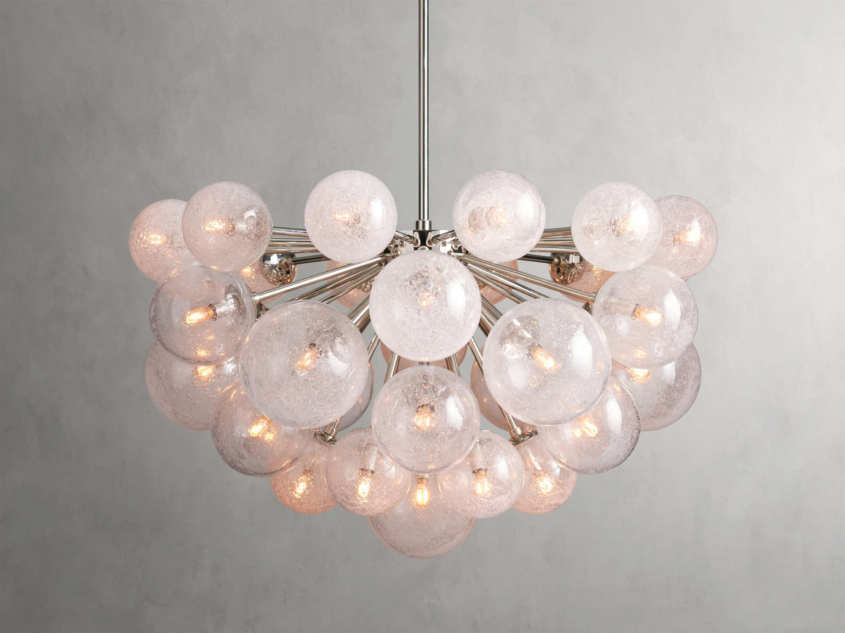 Mandoza Clustered Glass Round Chandelier