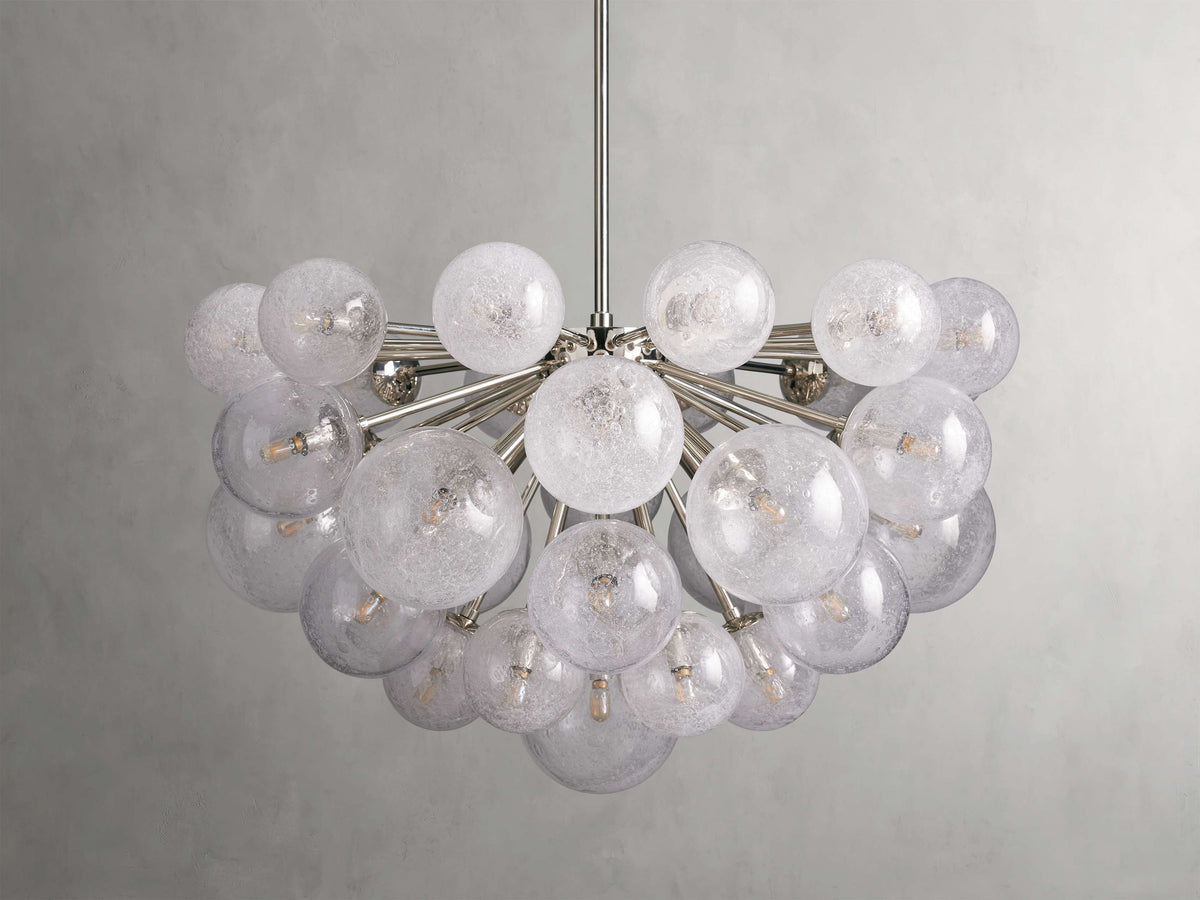 Mandoza Clustered Glass Round Chandelier