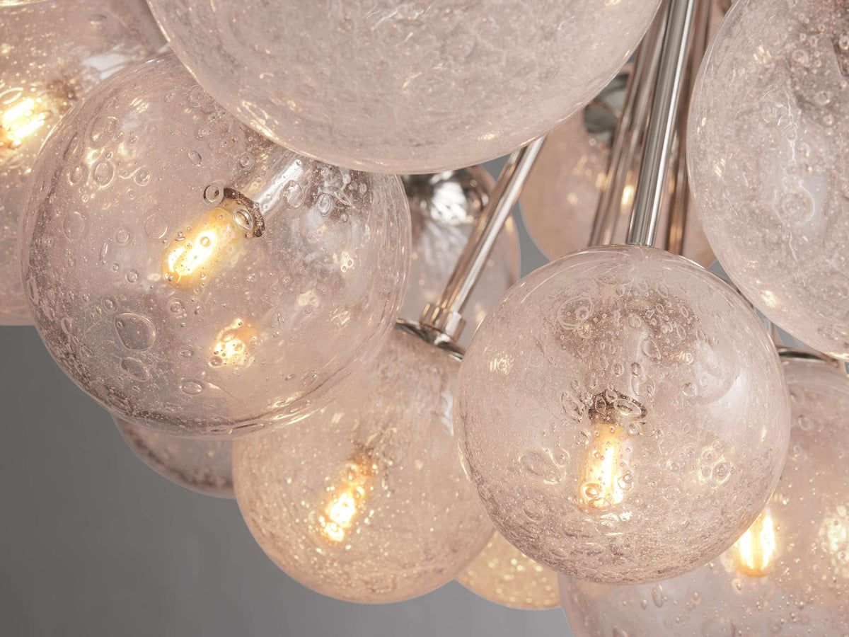 Mandoza Clustered Glass Round Chandelier