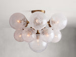 Mandoza Clustered Glass Flush Mount