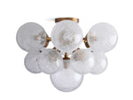 Mandoza Clustered Glass Flush Mount