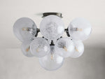 Mandoza Clustered Glass Flush Mount