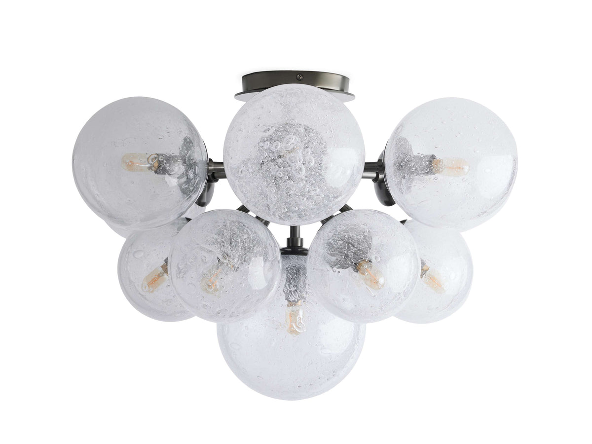 Mandoza Clustered Glass Flush Mount