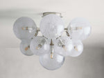 Mandoza Clustered Glass Flush Mount