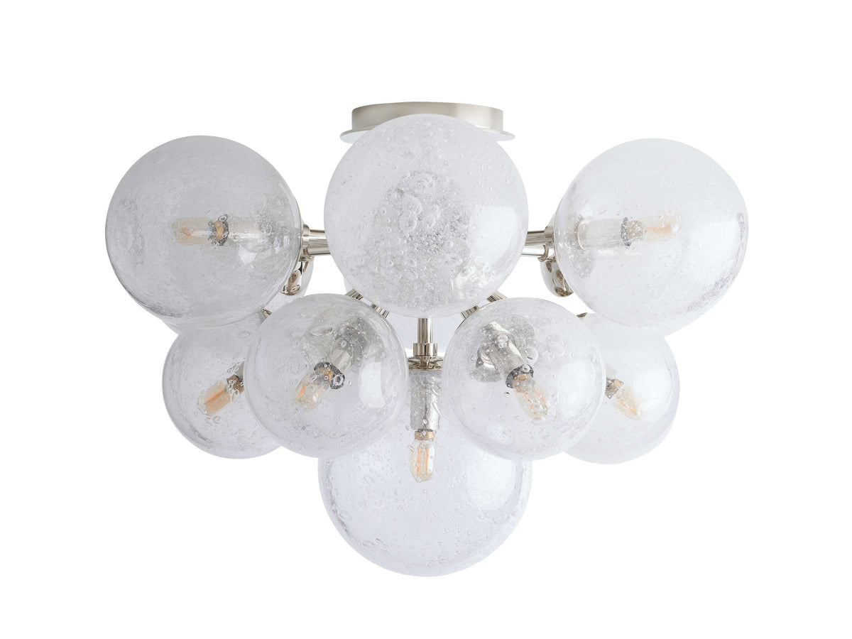 Mandoza Clustered Glass Flush Mount