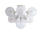 Mandoza Clustered Glass Flush Mount
